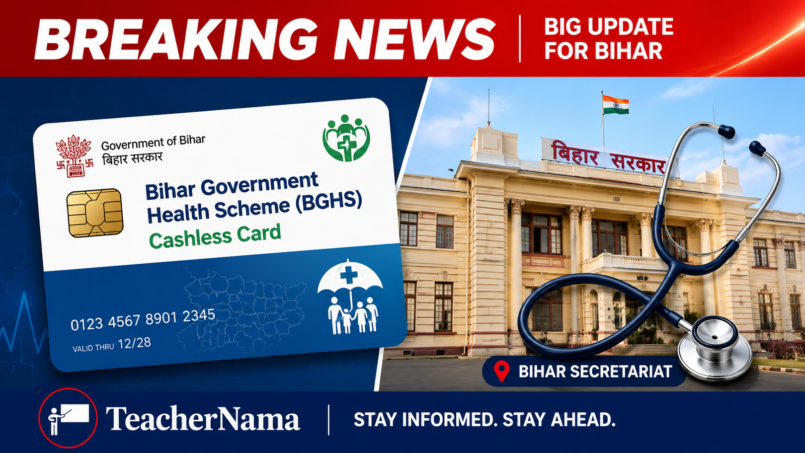 BGHS Bihar Cashless Health Card Scheme for Government Teachers and Employees